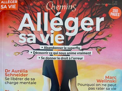 Couverture du magazine Chemins (sept-octobre-novembre 2024)