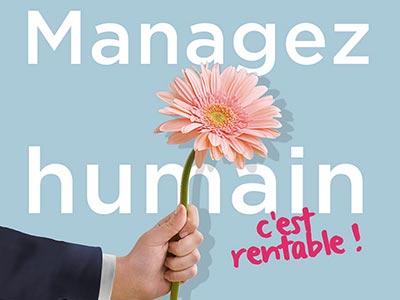 Managez humain, la couverture du livre de Franck Martin pour l'Eco des Pays de Savoie